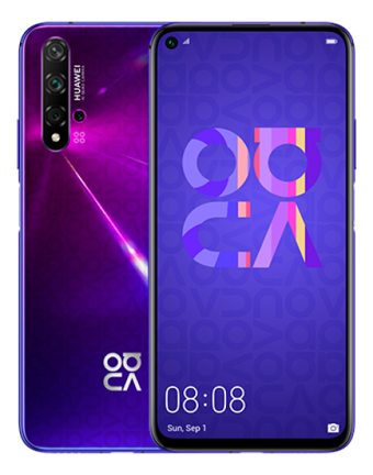 Huawei Nova 5T 128 Gb Hafıza 6 Gb Ram 6.26 İnç 48 MP Çift Hatlı Ips Lcd Ekran Android Akıllı Cep Telefonu Mor