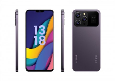 Hiking A42 128 Gb Hafıza 6 Gb Ram 6.52 İnç 48 MP Ips Lcd Ekran Android Akıllı Cep Telefonu Mor