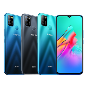 Infinix Smart 5 64 Gb Hafıza 3 Gb Ram 6.6 İnç 5 MP Ips Lcd Ekran Android Akıllı Cep Telefonu Açık Mavi
