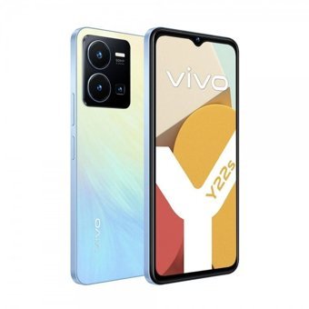Vivo Y22S (4 Gb / 64 Gb) 64 Gb Hafıza 4 Gb Ram 6.55 İnç 50 MP Ips Lcd Ekran Android Akıllı Cep Telefonu Alaca Mavi