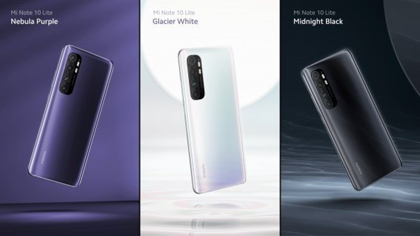 Xiaomi Mi Note 10 Lite 64 Gb Hafıza 6 Gb Ram 6.47 İnç 64 MP Çift Hatlı Amoled Ekran Android Akıllı Cep Telefonu Mor