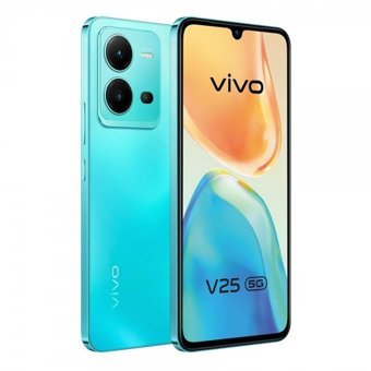 Vivo V25 256 Gb Hafıza 8 Gb Ram 6.44 İnç 64 MP Çift Hatlı Amoled Ekran Android Akıllı Cep Telefonu Mavi