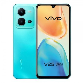 Vivo V25 256 Gb Hafıza 8 Gb Ram 6.44 İnç 64 MP Çift Hatlı Amoled Ekran Android Akıllı Cep Telefonu Mavi