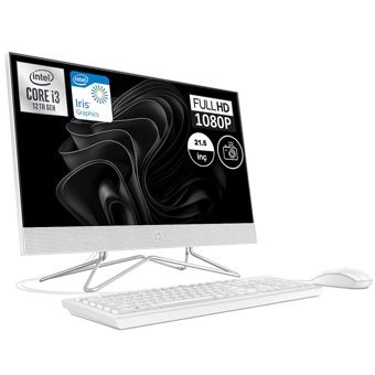 HP 5W7P0ESWF10 Intel UHD Graphics Intel Core i3 1215U 32 GB Ram DDR4 512 GB SSD 21.5 inç Full HD FreeDos All in One Bilgisayar