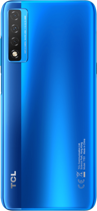 Tcl 20 256 Gb Hafıza 6 Gb Ram 6.67 İnç 48 MP Çift Hatlı Ips Lcd Ekran Android Akıllı Cep Telefonu Mavi
