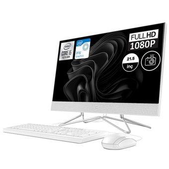 HP 5W7P1ESWF07 Intel UHD Graphics Intel Core i5 1235U 16 GB Ram DDR4 1 TB SSD 21.5 inç Full HD FreeDos All in One Bilgisayar