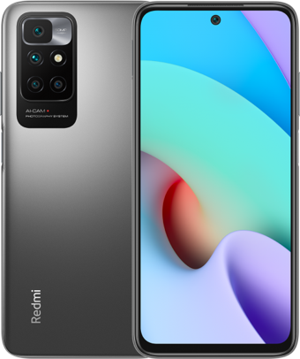 Xiaomi Redmi 10 2022 128 Gb Hafıza 4 Gb Ram 6.5 İnç 50 MP Çift Hatlı Ips Lcd Ekran Android Akıllı Cep Telefonu Gri
