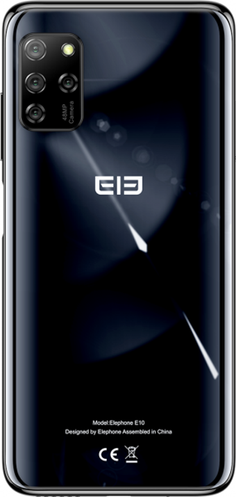 Elephone E10 64 Gb Hafıza 4 Gb Ram 6.5 İnç 48 MP Ips Lcd Ekran Android Akıllı Cep Telefonu Siyah