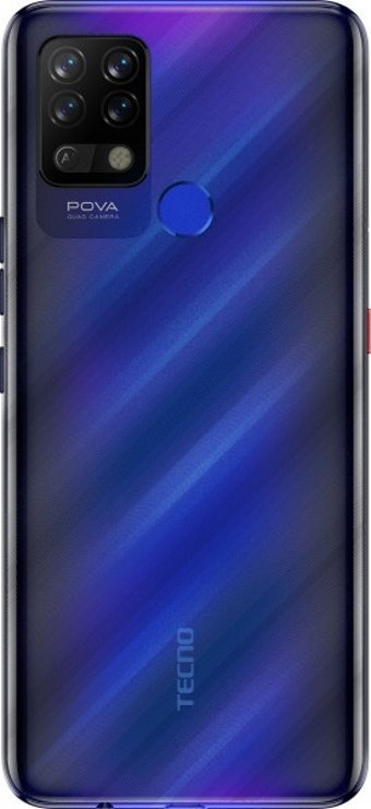 Tecno Pova (Ld7) 128 Gb Hafıza 6 Gb Ram 6.8 İnç 13 MP Ips Lcd Ekran Android Akıllı Cep Telefonu Mavi