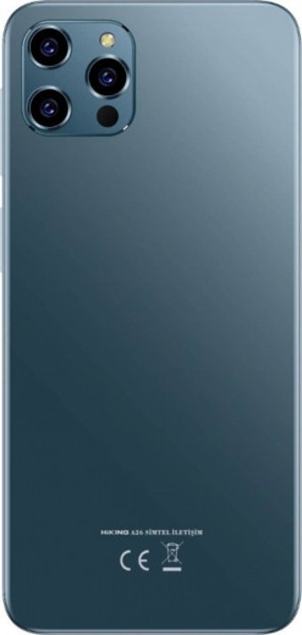 Hiking A26 128 Gb Hafıza 6 Gb Ram 6.53 İnç 48 MP Ips Lcd Ekran Android Akıllı Cep Telefonu Mavi