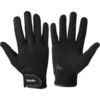 Boodun Profesyonel Binicilik Eldiveni (Yurt Dışından) - Siyah