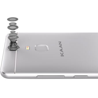 Kaan A1 16 Gb Hafıza 2 Gb Ram 5.0 İnç 13 MP Ips Lcd Ekran Android Akıllı Cep Telefonu Gümüş