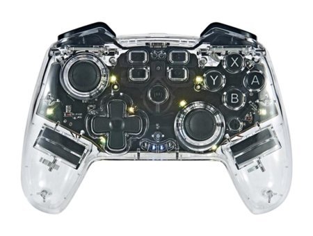 GD34 T23 Max Nintendo Switch Pro Controller Kablosuz Ekstra Tuşlu Şeffaf
