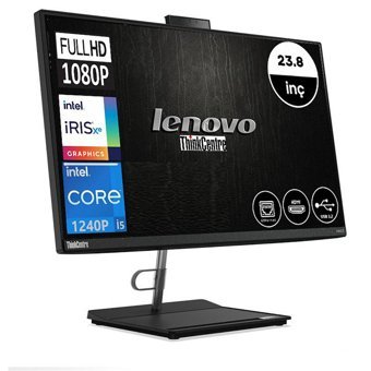 Lenovo ThinkCentre Neo 30A U12B0002CTX23 Intel Iris Xe Graphics Intel Core i5 1240P 64 GB Ram DDR4 2 TB SSD 23.8 inç Full HD FreeDos All in One Bilgisayar