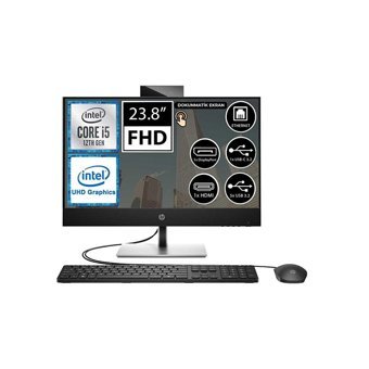 HP ProOne 440 G9 6D395EA11 Intel UHD Graphics Intel Core i7 12700T 64 GB Ram DDR4 1TB + 512 GB SSD 23.8 inç Full HD FreeDos Dokunmatik All in One Bilgisayar
