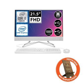 HP G4 5W7P0ES02 Intel UHD Graphics Intel Core i3 1215U 8 GB Ram DDR4 512 GB SSD 21.5 inç Full HD FreeDos All in One Bilgisayar