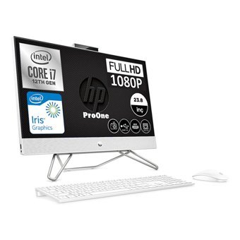 HP 6D386EAWP07 Intel Iris Xe Graphics Intel Core i7 1255U 32 GB Ram DDR4 512 GB SSD 23.8 inç Full HD Windows 11 Pro All in One Bilgisayar