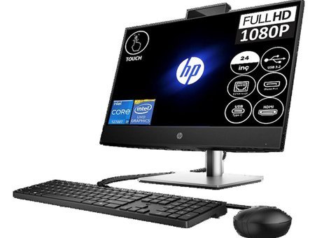 HP ProOne 440 G9 P6D395EA21 Intel UHD Graphics Intel Core i7 12700T 64 GB Ram DDR4 256 GB SSD 24 inç Full HD Windows 11 Pro Dokunmatik All in One Bilgisayar