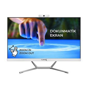 Turbox TAx930 Intel HD Graphics Intel Core i7 4770 8 GB Ram DDR3 256 GB SSD 23.8 inç Full HD FreeDos Dokunmatik All in One Bilgisayar