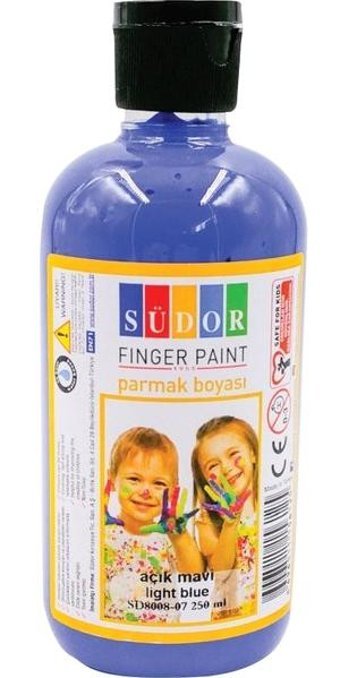 Südor Parmak Boya 250 ml Açık Mavi