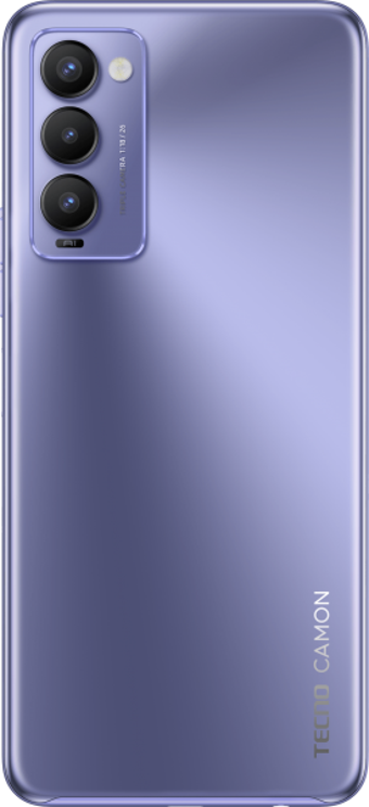 Tecno Camon 18P (Ch7N) 128 Gb Hafıza 8 Gb Ram 6.8 İnç 48 MP Çift Hatlı Ips Lcd Ekran Android Akıllı Cep Telefonu Mor