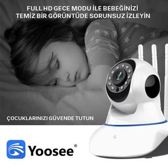 Yoosee Gece Görüşlü Dijital Bebek Kamerası