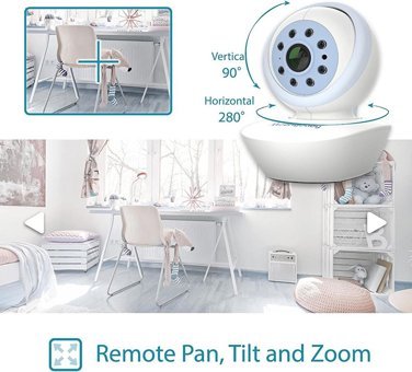 Moonybaby Gece Görüşlü Bebek Kamerası Mavi