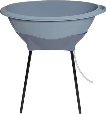 Baby Jem Elegant Ayaklı Gri Bebek Küveti