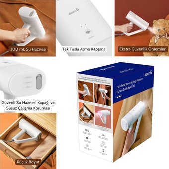 Deerma DEM-HS100 1089 W Alüminyum Buharlı Ütü