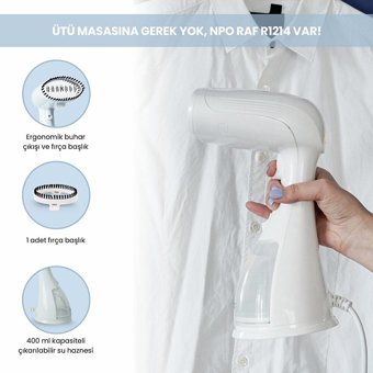 Npo RAF R1214P 1500 W Çelik Buharlı Ütü