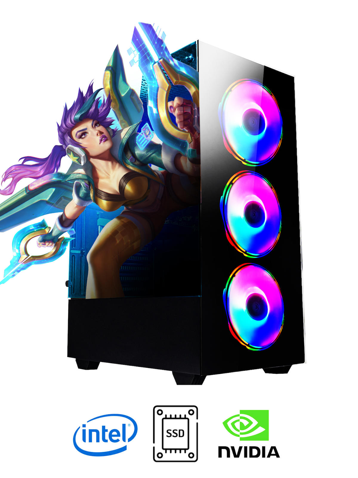Ramtech F531 Harici GeForce RTX 3050 Ekran Kartlı AMD Ryzen 9 i5 6500 16 GB Ram DDR4 240 Gb SSD Mid Tower
 FreeDos Masaüstü Bilgisayar