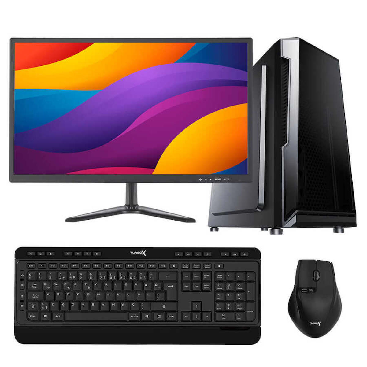 Turbox Tx871 Paylaşımlı HD Graphics Ekran Kartlı Intel Core i3 3220 8 GB Ram DDR3 256 GB SSD Mid Tower
 FreeDos Masaüstü Bilgisayar