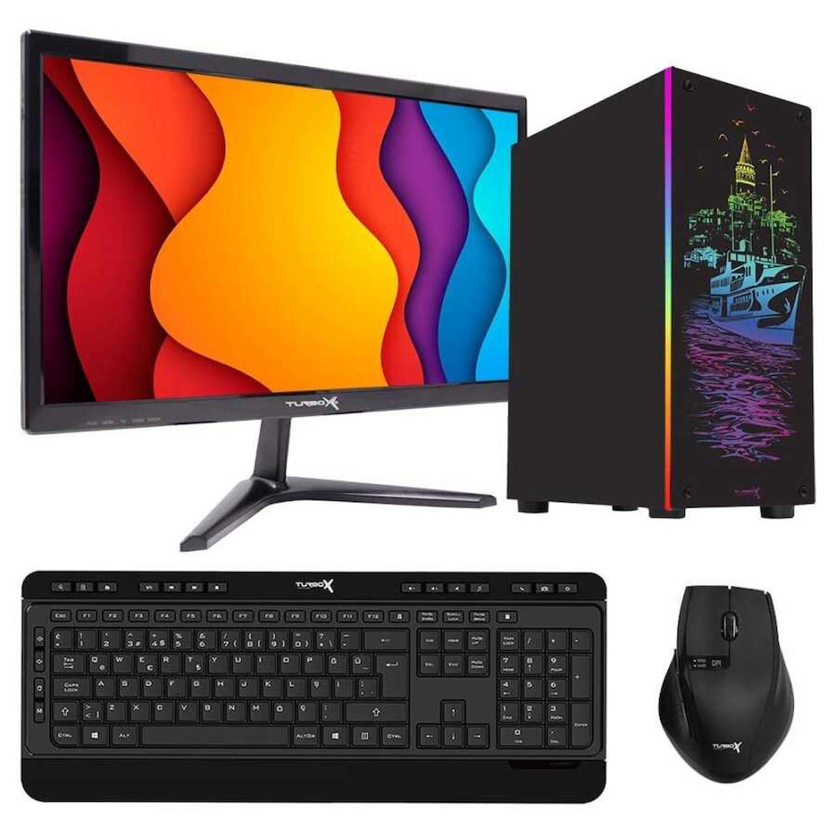 Turbox Tx1128 Paylaşımlı HD Graphics Ekran Kartlı Intel Core i5 3470 8 GB Ram DDR3 256 GB SSD Mid Tower
 FreeDos Masaüstü Bilgisayar