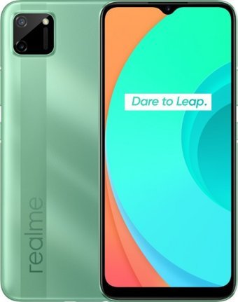 Realme C11 32 Gb Hafıza 2 Gb Ram 6.5 İnç 8 MP Ips Lcd Ekran Android Akıllı Cep Telefonu Yeşil