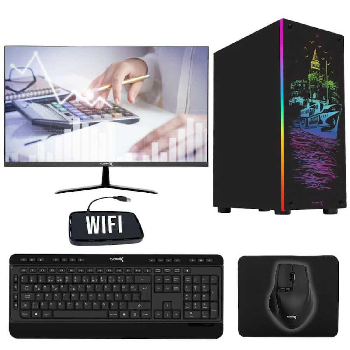 Turbox Tx1833 Harici Radeon R5 230 Ekran Kartlı Intel Core i5-12400F 8 GB Ram DDR5 256 GB SSD Mid Tower
 FreeDos Masaüstü Bilgisayar
