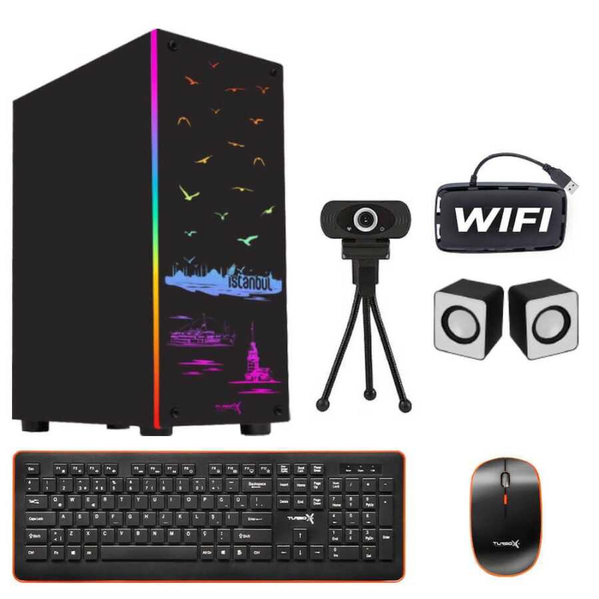 Turbox Tx2035 Paylaşımlı HD Graphics Ekran Kartlı Intel Pentium G3250 8 GB Ram DDR3 512 GB SSD Mid Tower
 FreeDos Masaüstü Bilgisayar