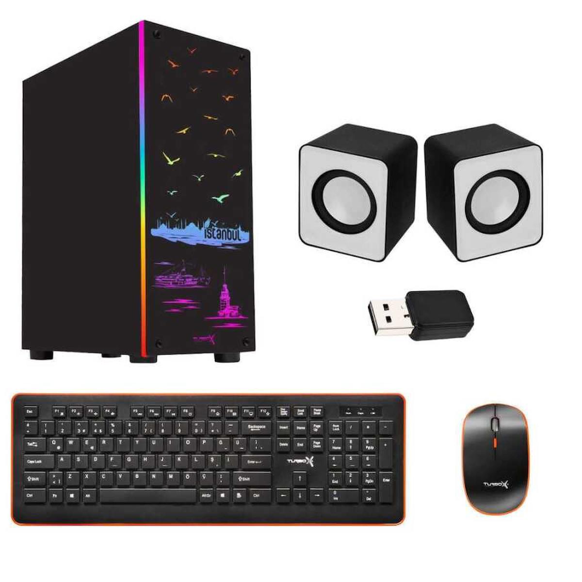 Turbox Tx1994 Paylaşımlı HD Graphics Ekran Kartlı Intel Core i5 2400 8 GB Ram DDR3 256 GB SSD Mid Tower
 FreeDos Masaüstü Bilgisayar