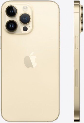 Apple iPhone 14 Pro 128 Gb Hafıza 6 Gb Ram 6.1 İnç 48 MP Çift Hatlı Oled Ekran Ios Akıllı Cep Telefonu Altın