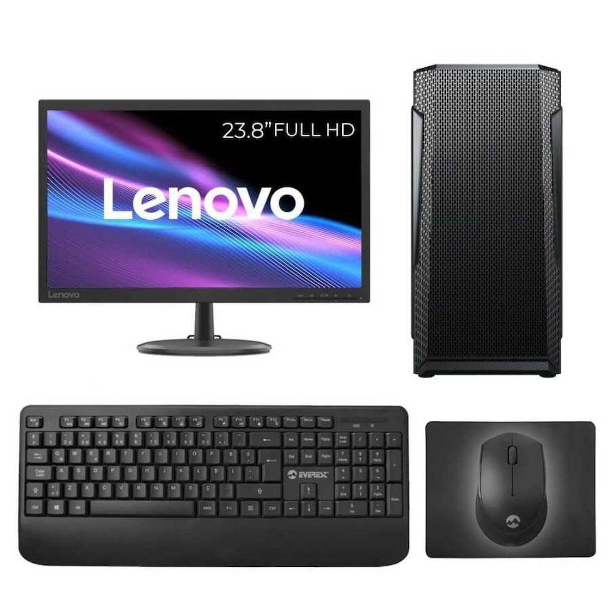 Turbox Tx3254 Paylaşımlı HD Graphics Ekran Kartlı Intel Core i3 4130 8 GB Ram DDR3 256 GB SSD Mid Tower
 FreeDos Masaüstü Bilgisayar