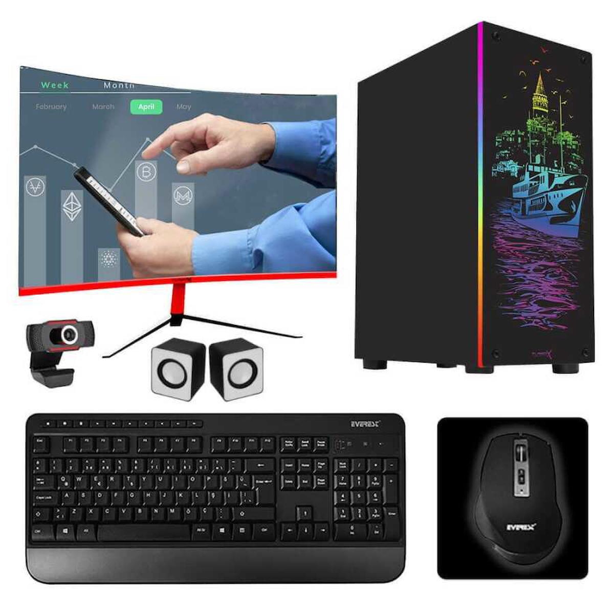 Turbox Tx3292 Paylaşımlı HD Graphics Ekran Kartlı Intel Core i5 650 8 GB Ram DDR3 512 GB SSD Mid Tower
 FreeDos Masaüstü Bilgisayar