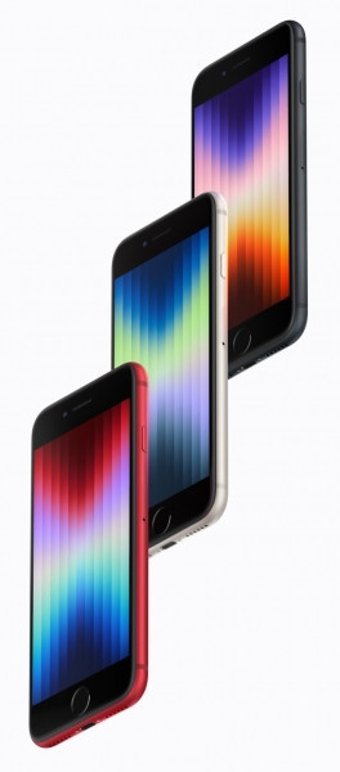 Apple iPhone SE 3 2022 128 Gb Hafıza 4 Gb Ram 4.7 İnç 12 MP Çift Hatlı Ips Lcd Ekran Ios Akıllı Cep Telefonu Kırmızı