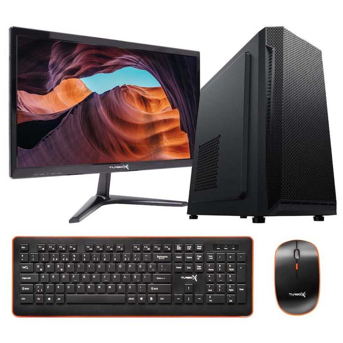 Turbox Tx853 Paylaşımlı HD Graphics Ekran Kartlı Intel Core i5 650 8 GB Ram DDR3 128 GB SSD Mid Tower
 FreeDos Masaüstü Bilgisayar
