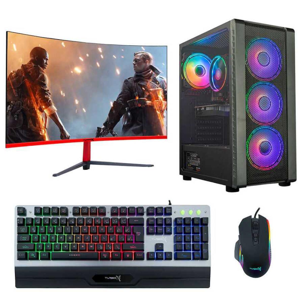 Turbox Tx3648 Harici Radeon R7 240 Ekran Kartlı Intel Core i5 2400 8 GB Ram DDR3 256 GB SSD Mid Tower
 FreeDos Masaüstü Bilgisayar