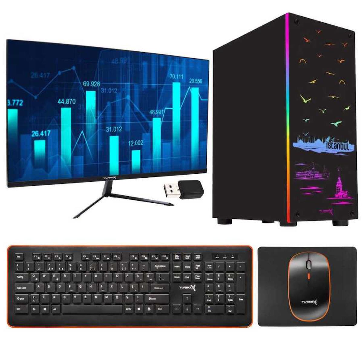 Turbox Tx1835 Paylaşımlı HD Graphics Ekran Kartlı Intel Core i5 6400 16 GB Ram DDR4 256 GB SSD Mid Tower
 FreeDos Masaüstü Bilgisayar