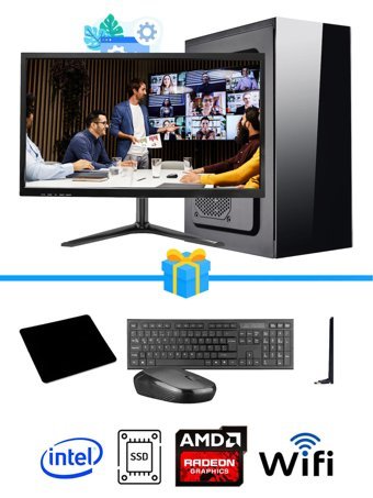 Ramtech Workforce OF710-305 Harici Radeon R5 230 Ekran Kartlı AMD Ryzen 9 i7-10700F 16 GB Ram DDR4 256 GB SSD Mid Tower
 FreeDos Masaüstü Bilgisayar
