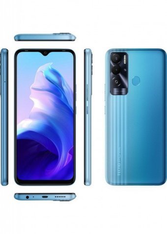 Tecno Pova Neo (128 Gb / 6 Gb) (Le6H) 128 Gb Hafıza 6 Gb Ram 6.8 İnç 13 MP Ips Lcd Ekran Android Akıllı Cep Telefonu Mavi