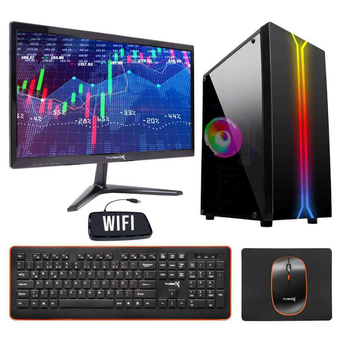 Turbox Tx2139 Paylaşımlı HD Graphics Ekran Kartlı Intel Core i7 3770 8 GB Ram DDR3 256 GB SSD Mid Tower
 FreeDos Masaüstü Bilgisayar