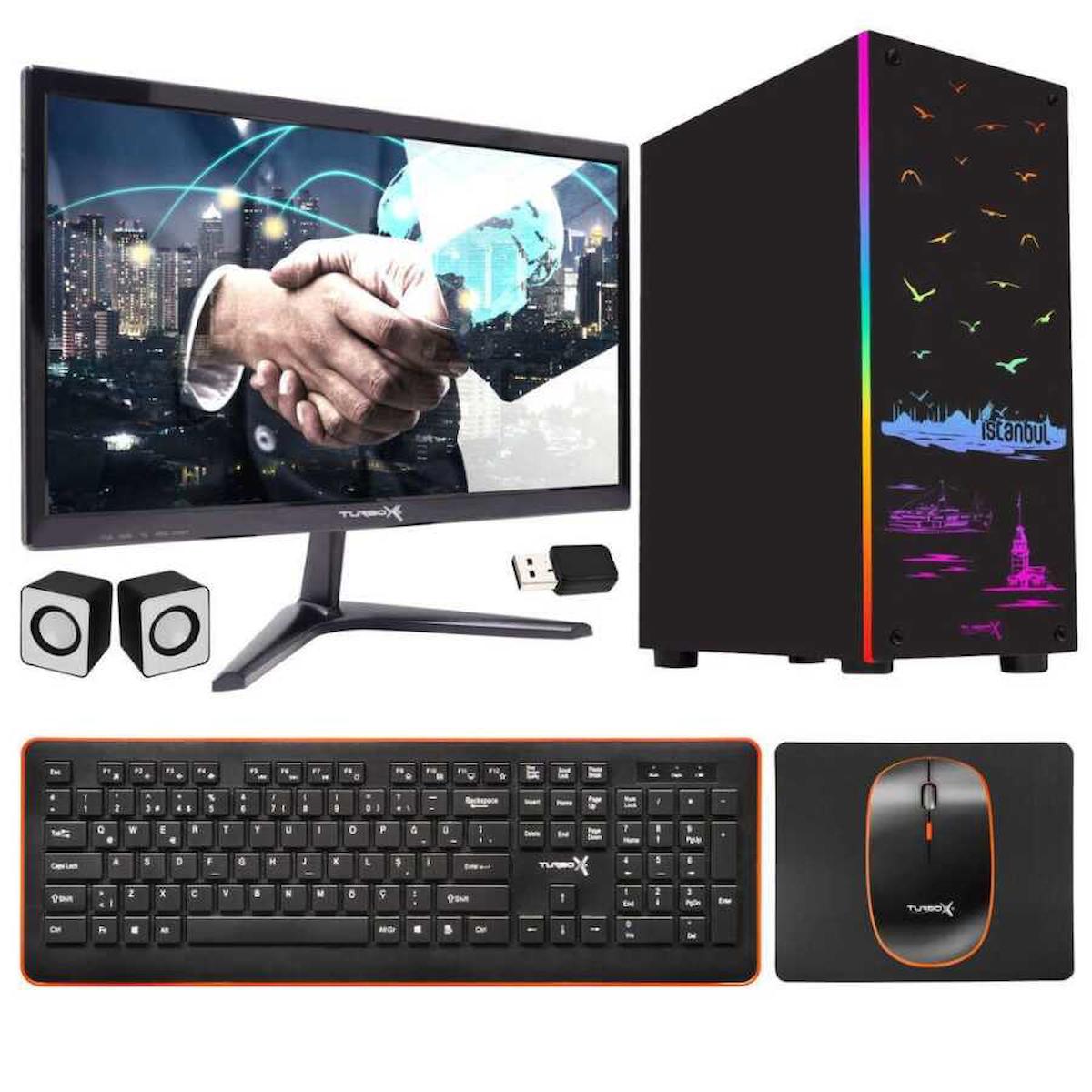 Turbox Tx1989 Paylaşımlı HD Graphics Ekran Kartlı Intel Core i5 2400 8 GB Ram DDR3 256 GB SSD Mid Tower
 FreeDos Masaüstü Bilgisayar