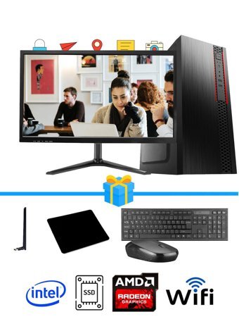 Ramtech Workforce OF310-156 Harici Radeon R5 230 Ekran Kartlı AMD Ryzen 7 i3 10100F 16 GB Ram DDR4 512 GB SSD Mid Tower
 FreeDos Masaüstü Bilgisayar