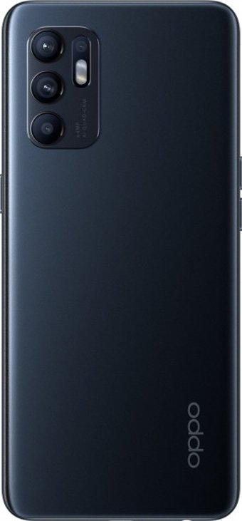 Oppo Reno6 128 Gb Hafıza 8 Gb Ram 6.43 İnç 64 MP Çift Hatlı Amoled Ekran Android Akıllı Cep Telefonu Siyah